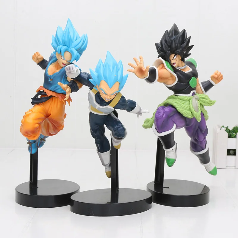 22 см дракон DBZ Супер конечные солдаты S Синий Вегета Broly сын гокоу фигурки дракона