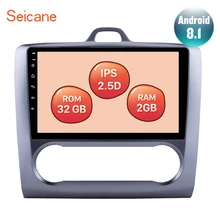 Alta Versione di RAM 2 GB di ROM 32 GB 2.5D IPS Dello Schermo di Android 8.1 Per 2004 2005 2006-2011 Ford messa a fuoco Exi A 9 Pollici Auto GPS Navi Radio