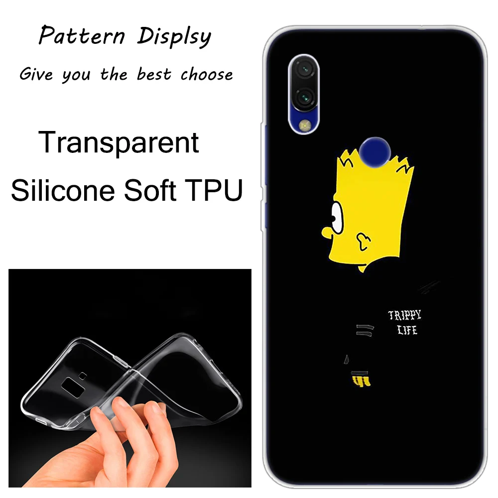 008 Мягкий силиконовый чехол Симпсоны для Xiaomi Redmi K20 7 7A 5 5Plus 6 6A S2 Note 8 7 6 5 Pro, Модный чехол - Цвет: 008
