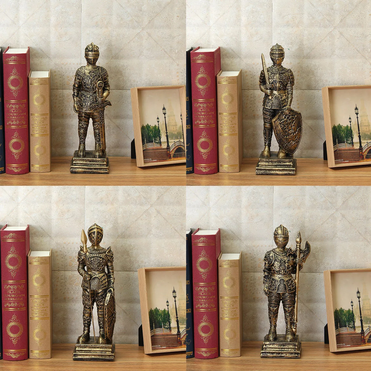 9x9x29 см Римская Статуя Воина Коллекция украшения подарки коллекция статических военных фигурок модель для детей Подарки