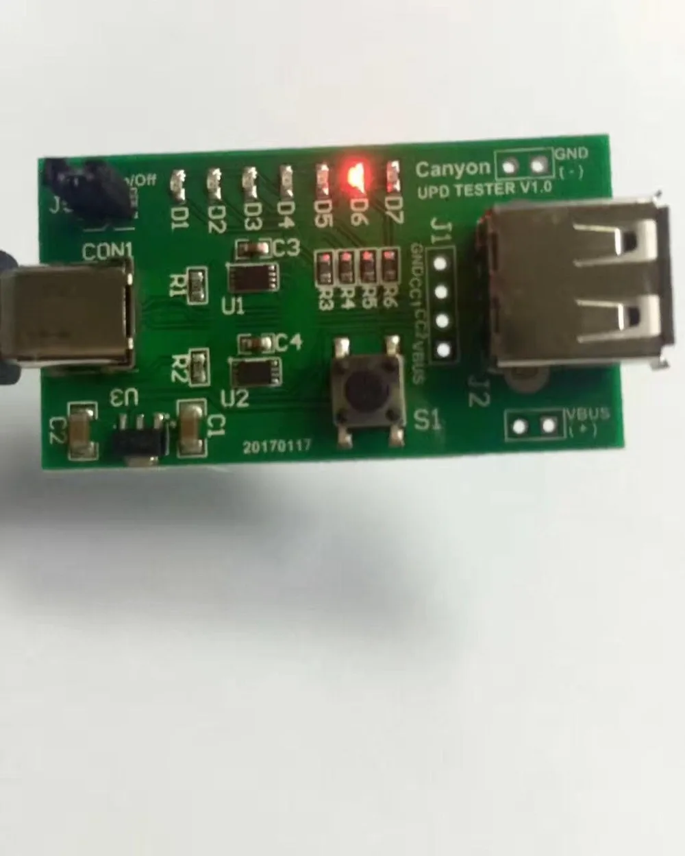 

USB PD decoy type-C test jig aging tool aging plate called compressor press.