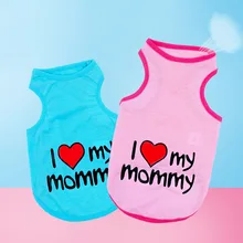 Футболки для собак, футболка для собак, кошек, футболка для щенков, хлопковая майка для щенков, Одежда для питомцев, одежда для маленьких собак, летняя футболка для собак