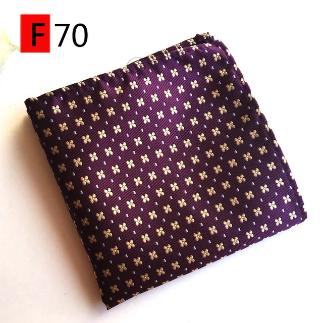 DANKEYISI Men's Hankerchief Tie Scarves Vintage Floral print Men's Pocket Square Handkerchiefs 25*25cm Hanky Wedding Party 4