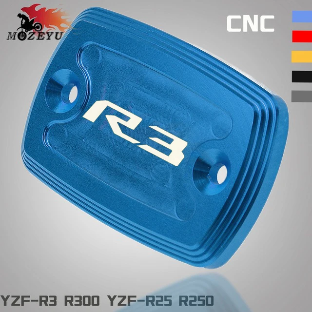 

Motorcycle accessories CNC Front Master Cylinder Brake Fluid Reservoir Cap Cover For YAMAHA YZFR3 R25 YZFR25 R300 R250 2015 2016
