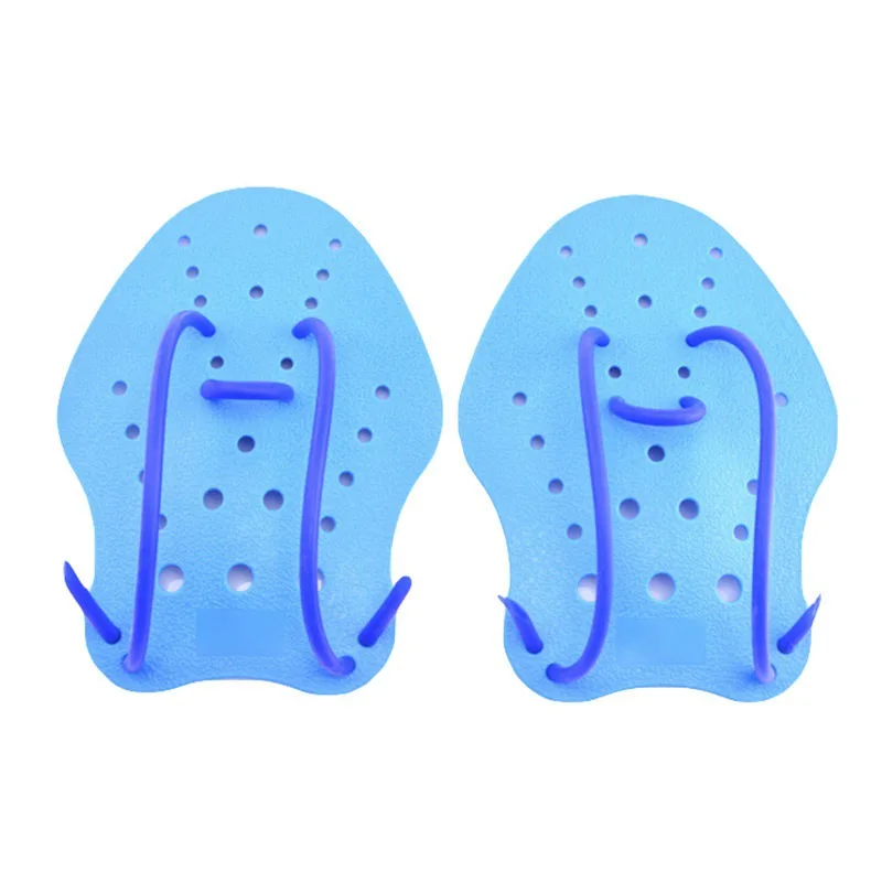 

2pcs/Set Adjustable PVC Hand Fin Hand Webbed Training Gloves Swimming Paddles Diving Gloves Paddles Water Sport Equipment