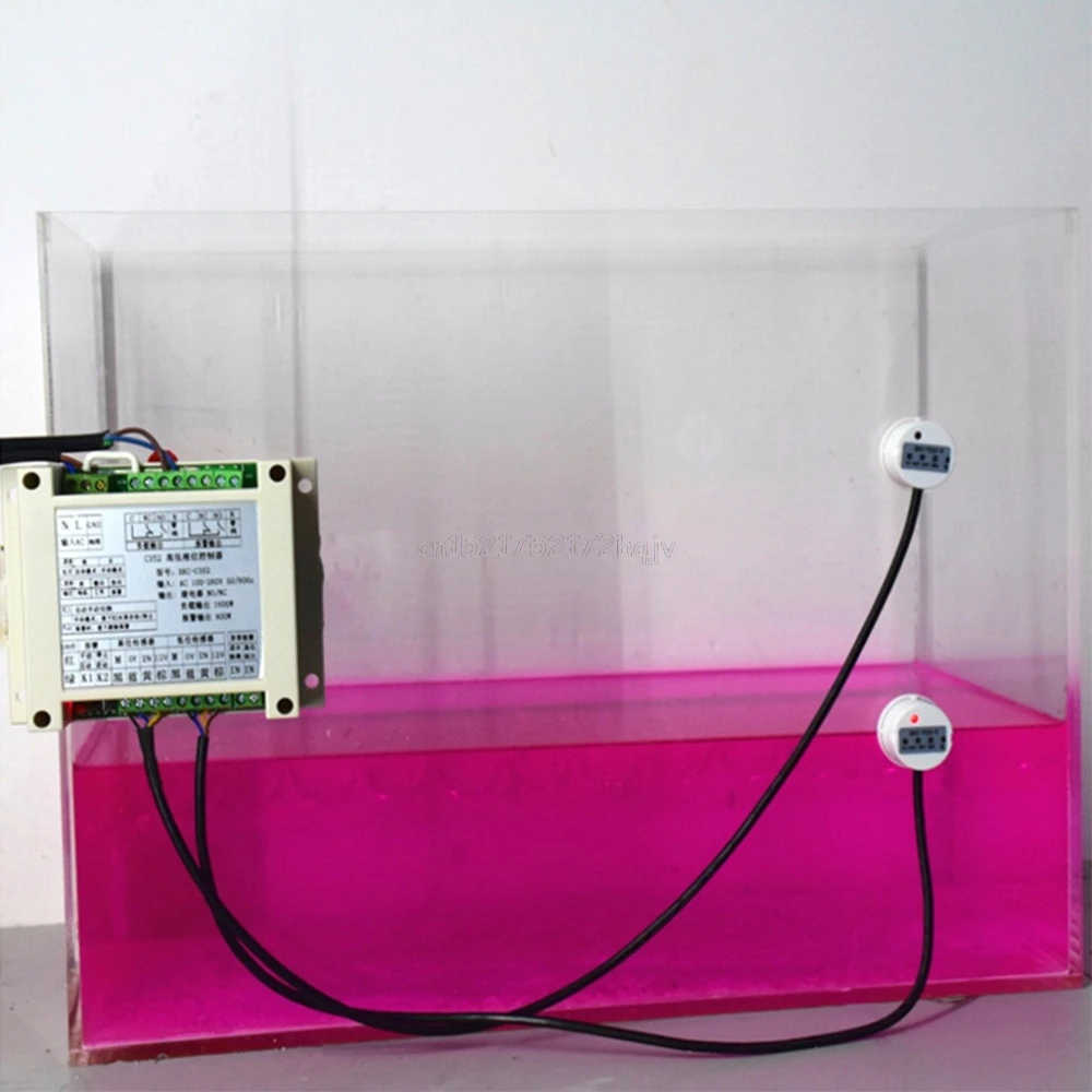US $28.22 High And Low Liquid Level Intelligent Controller With 2 NonContact Sensor Module Automatic Control Liquid Water Level My02 19
