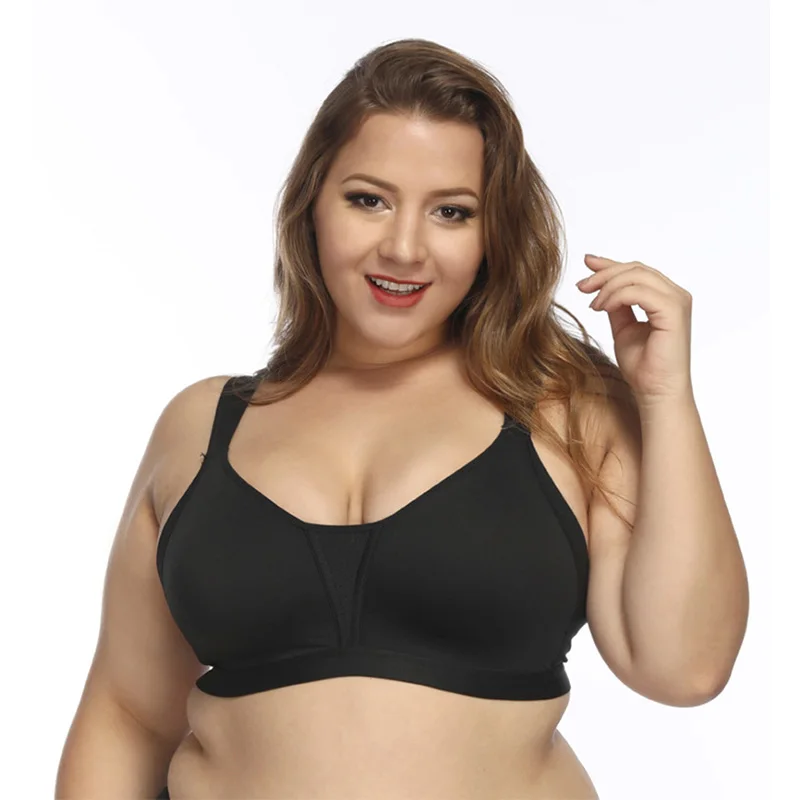 

Professional Plus Size Women Sport Bras Shakeproof Push Up Athletic Seamless Underwear Fitness Yoga Running Bra Adjustable Strap