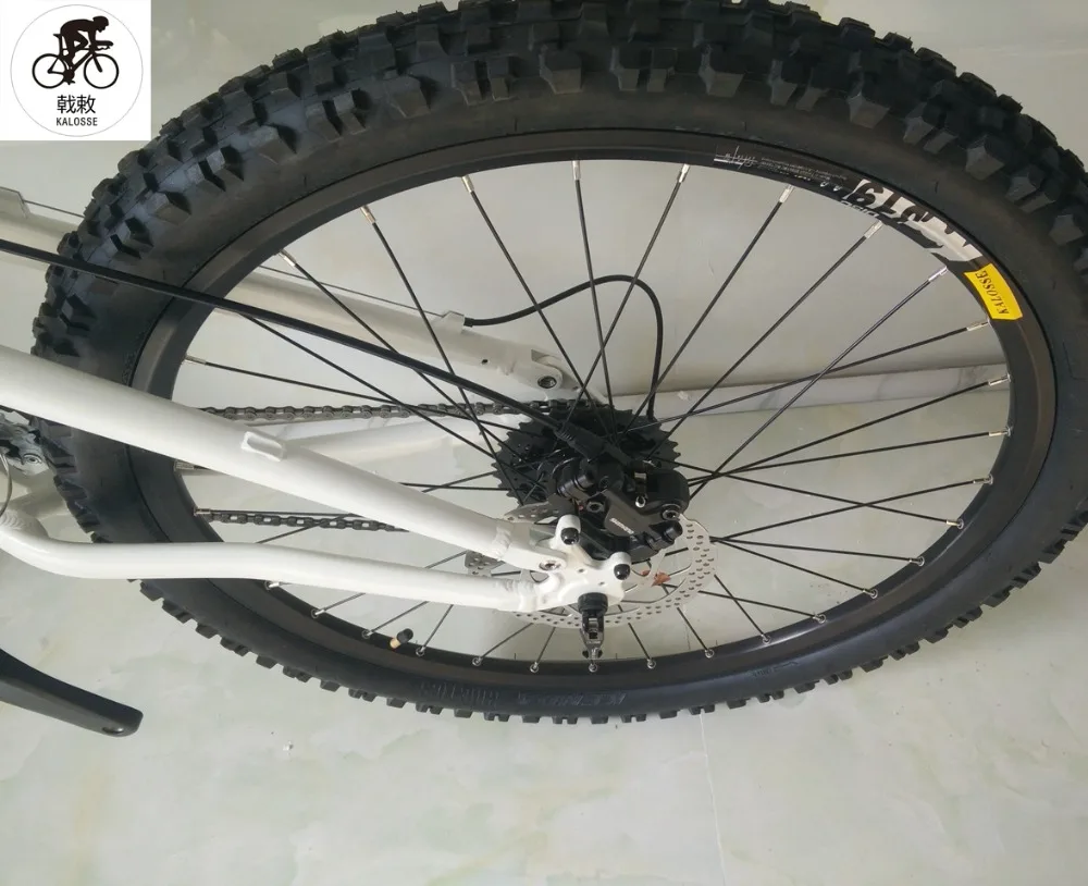 Best Kalosse  DH bike  new cycling jersey bicicleta bike  M610 30 speed  26*2.35er Downhill  bicycle  Hydraulic   brakes 4