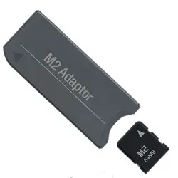 Малый Ёмкость 64 МБ M2 карты памяти Micro карты памяти + M2 для Memory Stick MS Pro Duo адаптер PSP