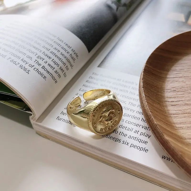 Silvology 925 стерлингового серебра Скелет животного кольца золотые глянцевые дикие Модные корейские кольца для женщин новые праздничные украшения