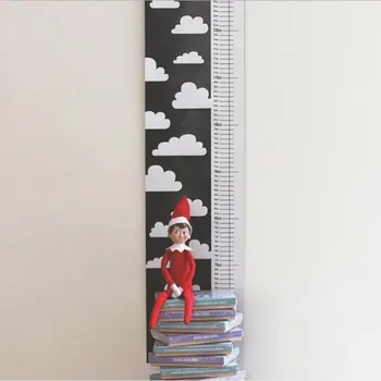 

INS Nordic Style Wall Hanging Height Ruler Canvas Baby Growth Chart Measure Ruler Kids Room Decoration Nursery Photography Props