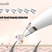 Черный уход за кожей пор вакуумное Удаление прыщей акне вакуумный всасывающий инструмент аппарат для алмазной дермабразии уход за лицом