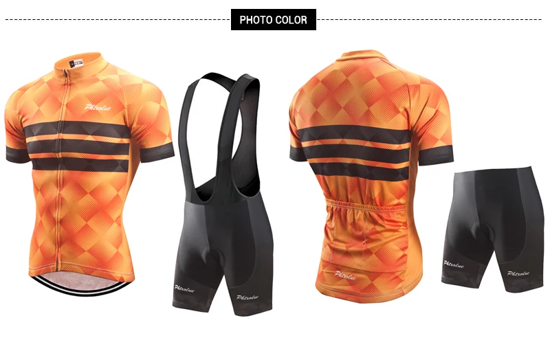 Phtxolue Мужская одежда для велоспорта, набор велосипедной одежды, дышащая одежда для велоспорта с защитой от ультрафиолета/комплекты из Джерси с коротким рукавом для велоспорта