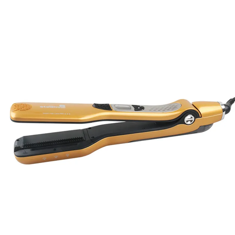

PTC Fast Hair Straighting Flat Iron Steam Function Flat Iron Ceramic Vapor Professional Hair Straightener Styler With Steam