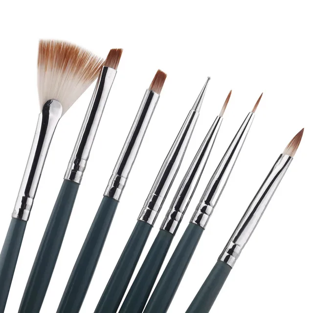 7pcs set diy professional nail brush design painting tool pen brush set gel uv nail 7pcs set diy professional nail brush design painting tool pen brush set gel uv nail
