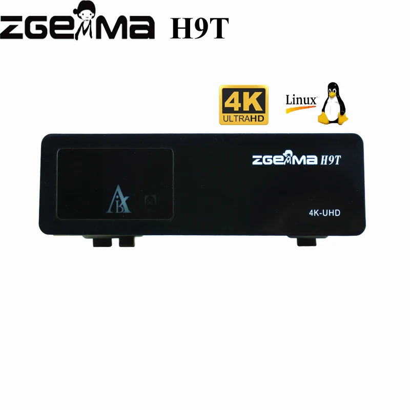 

2pcs/lot 4K UHD Zgemma H9T single tuner DVB-T2/C IPTV STALKER Linux TV BOX
