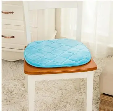 Мягкие обеденные квадратные садовые патио сидение офисного стула подушки пены подушки для дома - Цвет: Небесно-голубой