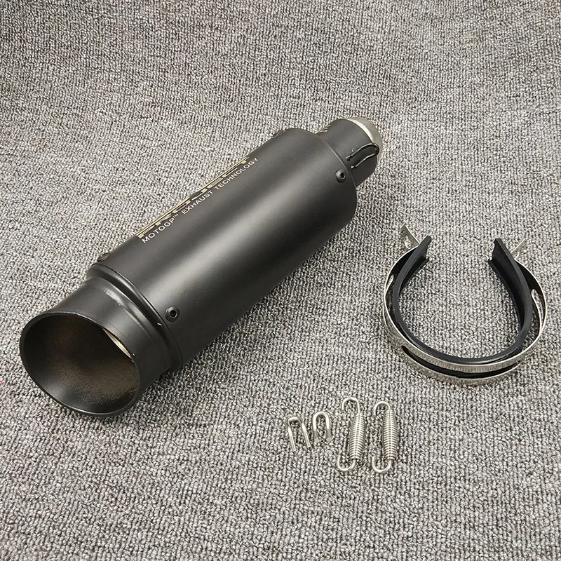 MTImport Motorcycle Full Set Exhaust Muffler Silencer Middle Link Pipe Tube Modified For Yamaha YZF R15 MT-15 2008- MT 125