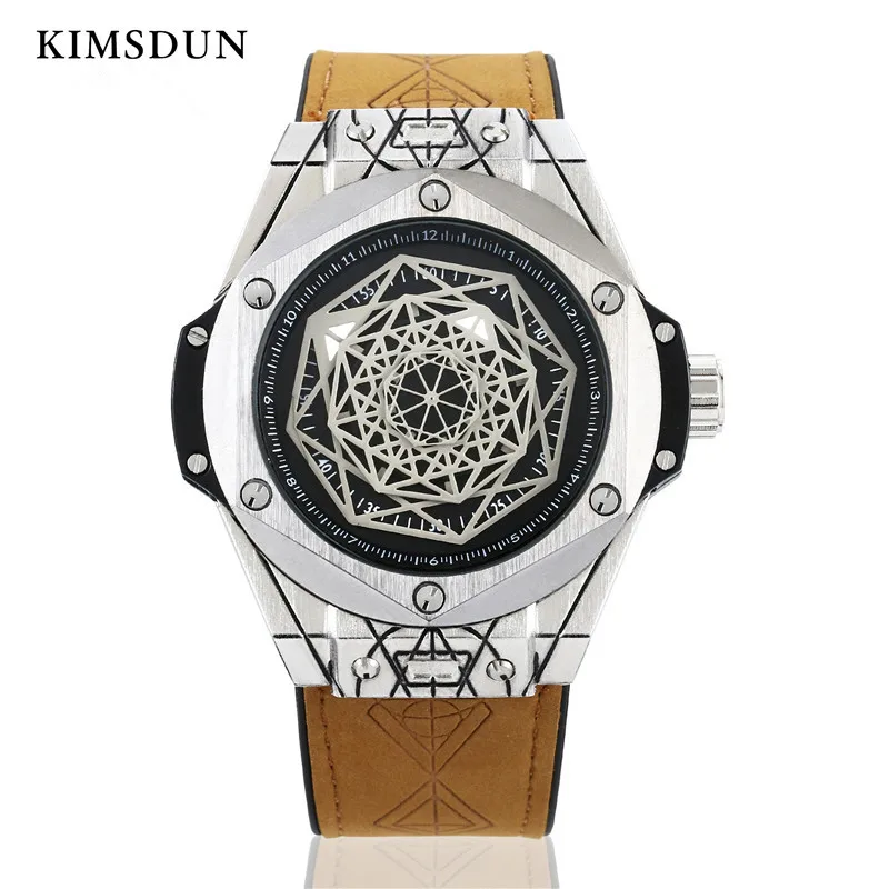 

Fashion Brand KIMSDUN Men Watches Relojes Hombre Luxury Quartz Watch Men Relogio Business Male Clock Montre Homme