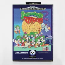 Lemmings 2 племена игровой картридж 16 бит MD игровая карта с розничной коробкой для sega Mega Drive для Genesis