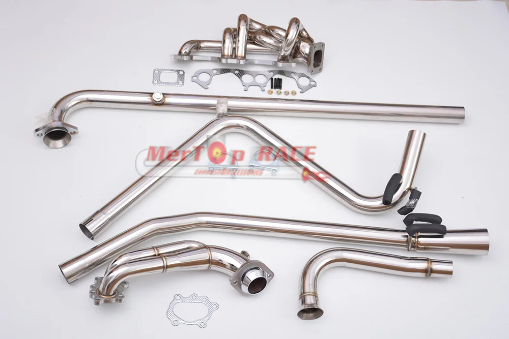 

MERTOP RACE Full Exhaust system for 5GT manifold+Downpipe+cross over pipe+Catback