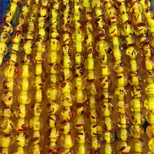 Оптимизированный желтый камень бисер круглый свободная бусина из драгоценного камня 6/8/10 мм 1" для браслета и Цепочки и ожерелья ювелирных изделий Ремесла Материал