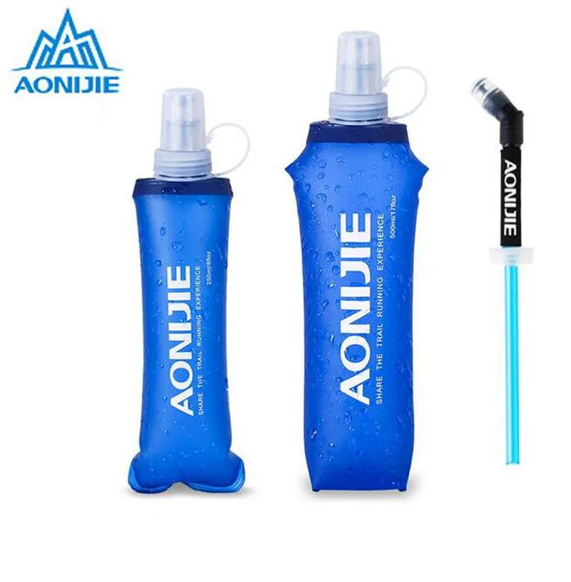Aonijie tpu زجاجة الماء قارورة الرياضة الدراجات الجري والمشي لينة المياه الترطيب زجاجة المياه غلاية 170/250/500 ملليلتر Aonijie tpu زجاجة الماء قارورة الرياضة الدراجات الجري والمشي لينة المياه الترطيب زجاجة المياه غلاية 170/250/500 ملليلتر