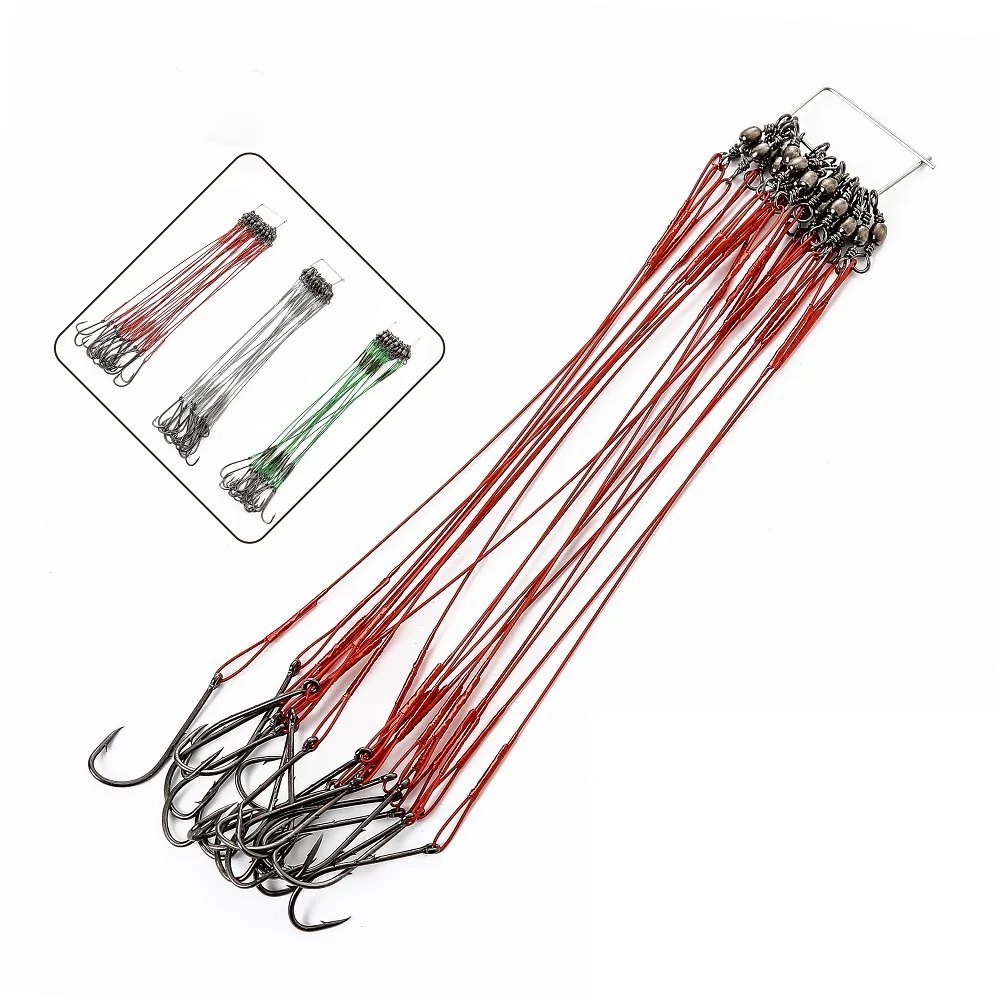 20 pcs الصلب الصيد المقود يطير Leadcore مع هوك خط 12-25 cm 20 30 40 50LB سلسلة المقاود ل الصيد زعيم سلك خيط صنارة الصيد 20 pcs الصلب الصيد المقود يطير Leadcore مع هوك خط 12-25 cm 20 30 40 50LB سلسلة المقاود ل الصيد زعيم سلك خيط صنارة الصيد