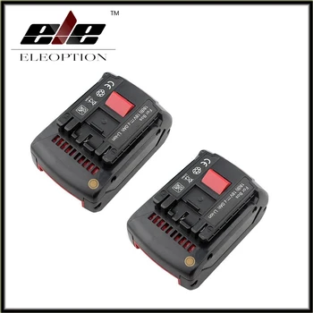 

2 pcs Replacement for Bosch Rechargeable battery 18v 4.0 Ah Li-ion Battery for Bosch 17618 BAT609 BAT618 with led light