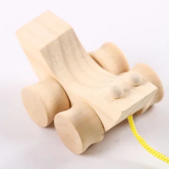 

1 Pc Kids Handmade Wooden Model Building Kits Car DIY Assembled Educational Toys for Children Early Learning Cute Birthday Gifts