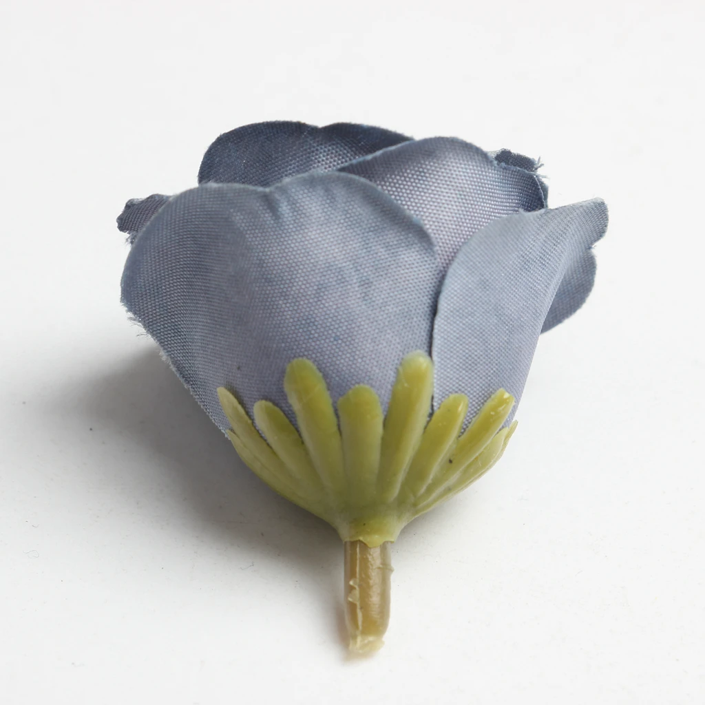 New Hot Sale 10pcs Decorative Artificial Silk Rose Flower Head for Wedding Party Home Decor Photo Albums DIY Hats Clothes Favors