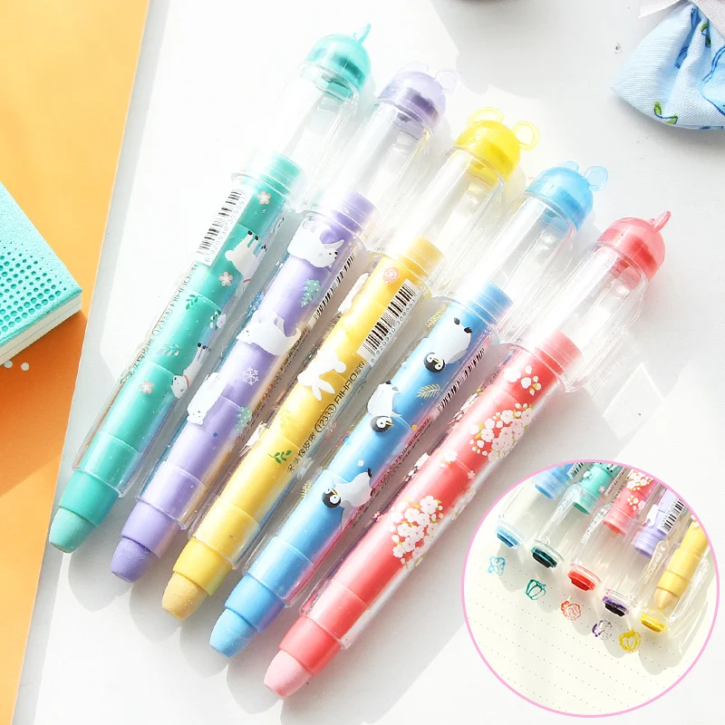 

MIRUI Cute cartoon multi-function eraser Creative seal eraser replaceable core eraser student school supplies