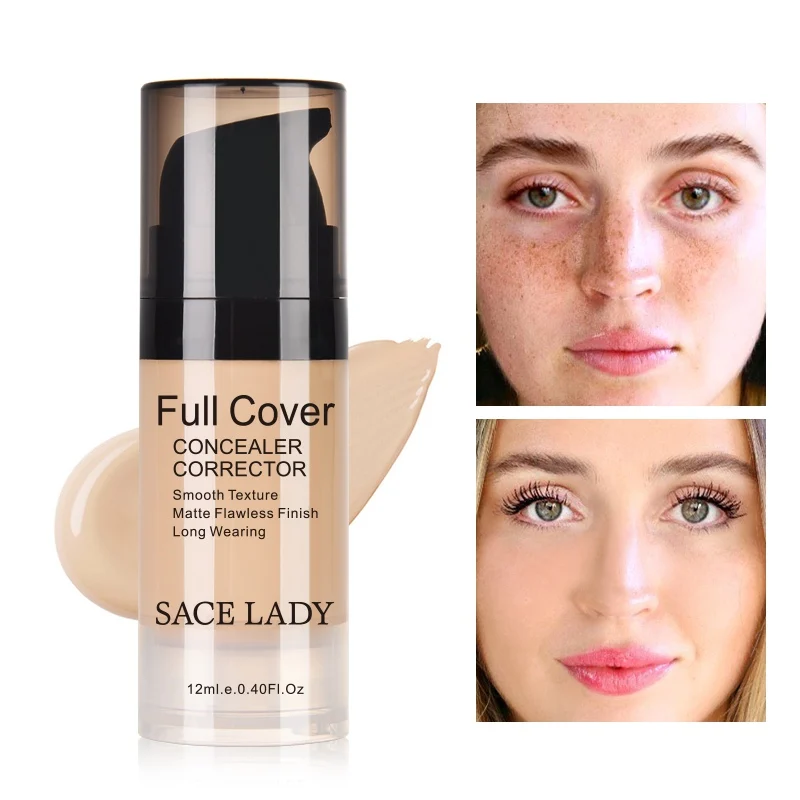 

Face Concealer Cream Full Cover Makeup Facial Corrector Waterproof Base Make Up for Eye Dark Circles Cosmetic