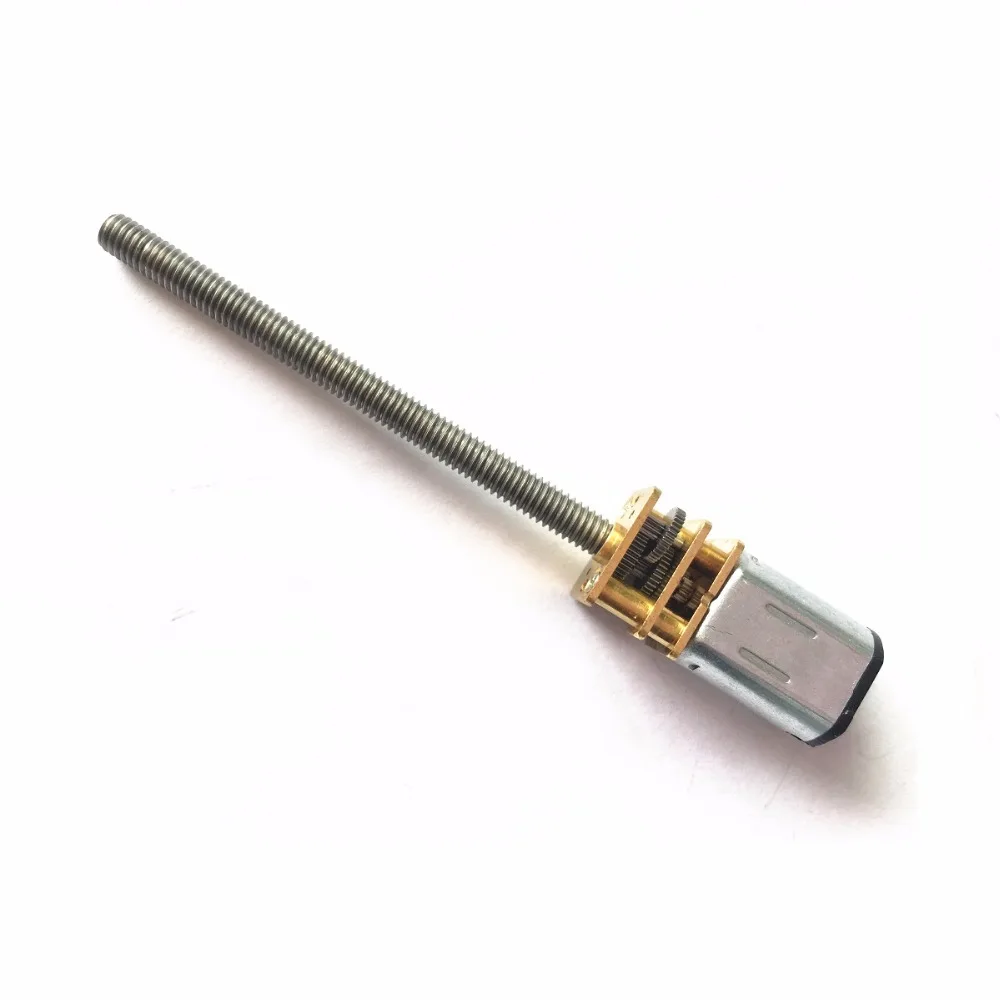 

GA12-N20 DC Geared Motor 3V6V12V Small Motor M4 Long Screw Low Speed High Torque Intelligent Toy Motor