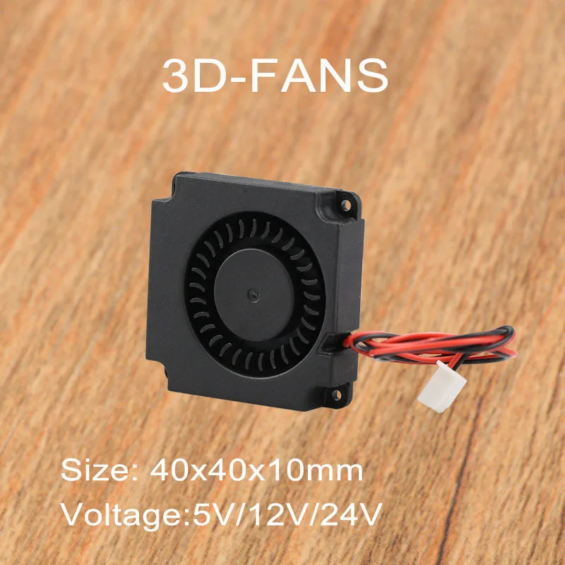 3D طابعة 5 V/12 V 24 V التوربينات مروحة 40 مللي متر * 10 مللي متر 4010 DC مروحة تربو 5 V تحمل منفاخ شعاعي مراوح التبريد ل Creality CR-10 عدة