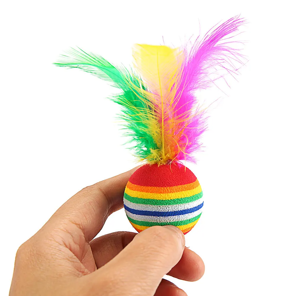 Dog Toys For Dogs Cats Rainbow Scratch Ropes Sipke Ball For Puppy Small Dogs Durable Interactive Toy (22)
