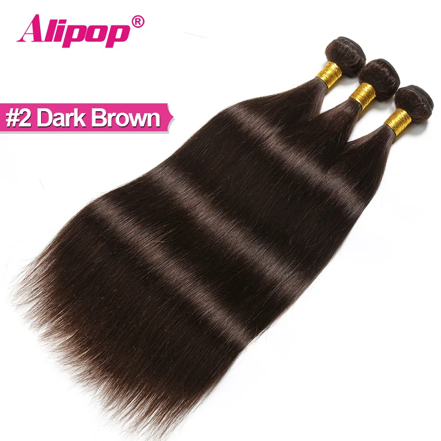 Alipop Straight Hair Brazilian Hair Weave Bundles Human Hair Bundles Colored Burgundy Honey Blonde 27 Ombre Hair Bundles NonRemy (28)