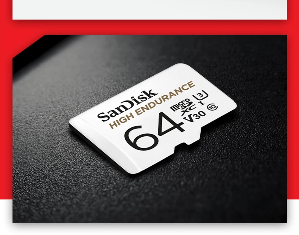 SanDisk высокая выносливость карты памяти microSD карты 32 ГБ U1 до 100 МБ/с./с 64 Гб 128 г 256 Гб класс 10 скорость видео U3 V30 Full HD 4 K