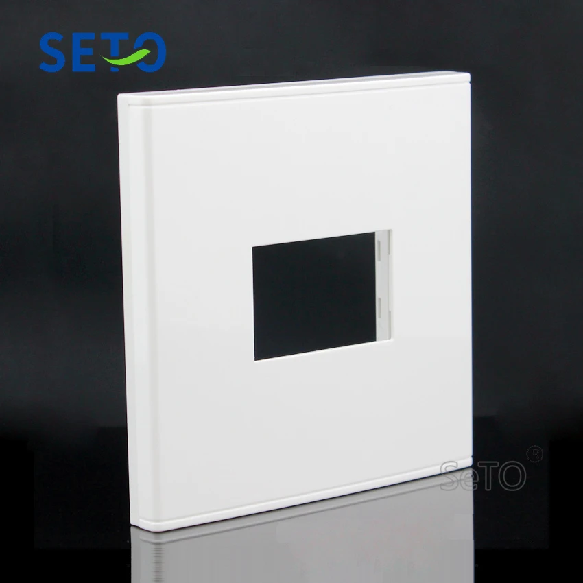 

SeTo 86 Type One Ports empty Wall Plate Socket Keystone Faceplate Blank Panel