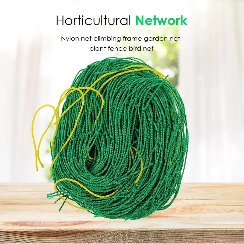 

Garden Vegetable Plant Green Nylon Net Flowers Melon Climbing Grow Fence For Growing Melon And Fruit And Vine