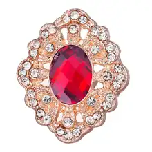 20 штук кнопки 18 мм Металлические Кнопки для защелки браслетов подходят к украшение в форме имбирного печенья с цветочным узором