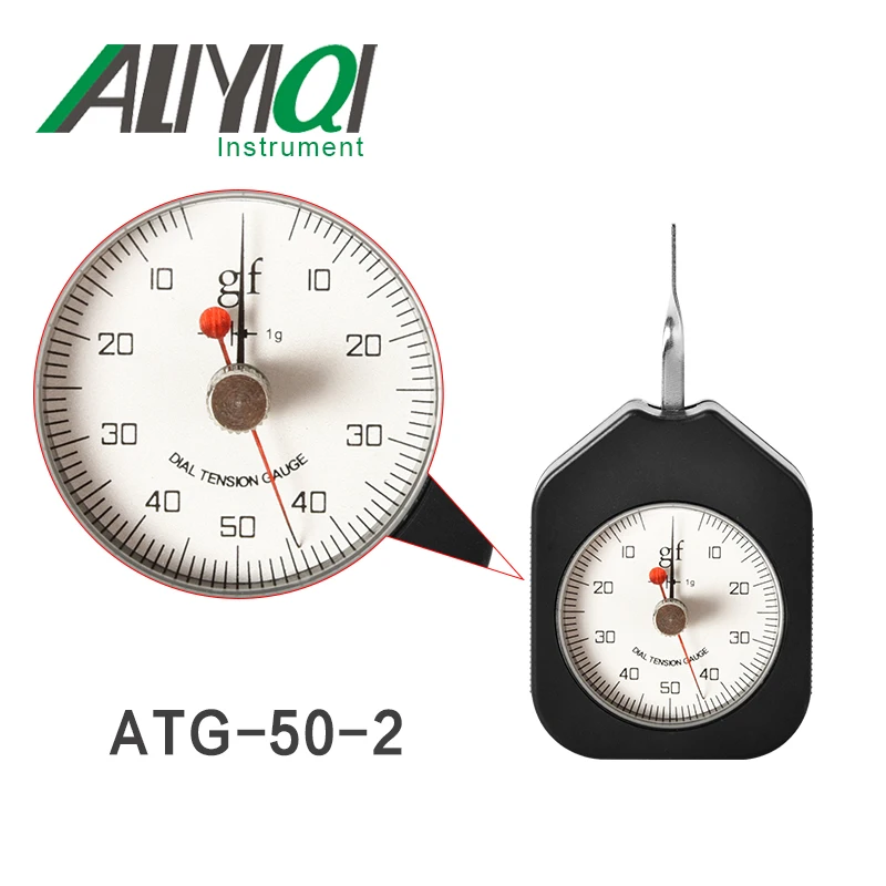 

50g dial tension gauge tensionmeter double pointers(ATG-50-2)tensiometro