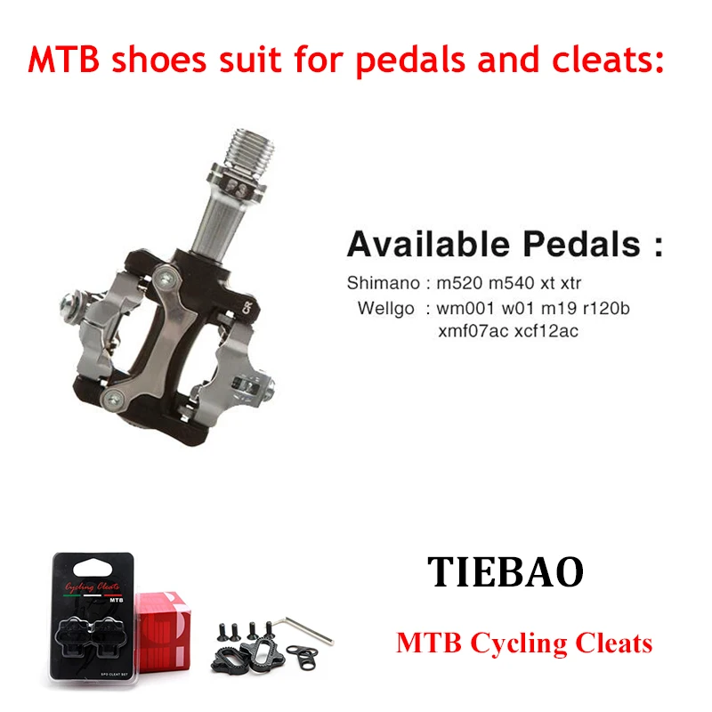 Tiebao ciclismo sapatos de inverno mtb spd