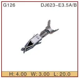 

964286-1 Female Terminal 3.5 Series Pins DJ623-E3.5 Car Splices Wire Terminal Crimp Pins Non-insulated Auto G126 DJ623-E3.5A