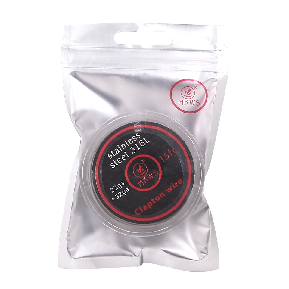 MKWS 5m/roll Clapton провод для RDA RBA ремонтный атомайзер нагревательные провода катушка 15