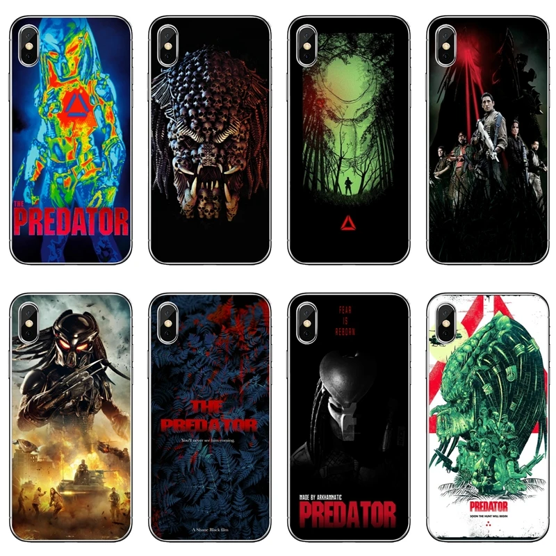 

movie the PREDATOR 2019 For Apple iPhone 8 7 plus 6s 6 plus X XR XS Max SE 5s 5c 5 4s 4 TPU Soft phone cover case