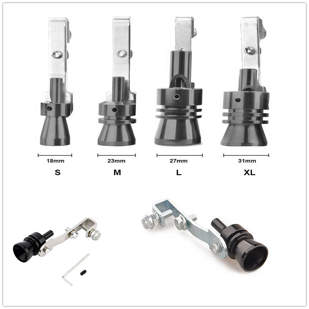 

Car Turbo Exhaust Pipe Muffler Sound Whistle Simulator black for Toyota V Hilux Land Cruiser Avanza Carina Celica Corona