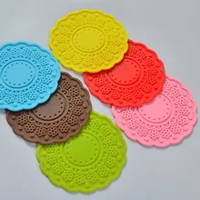 9,5 см 100 шт./лот BPA-FREE силиконовые подставки для керамической кружки, конфеты цветок подставка для Кружки Стакан