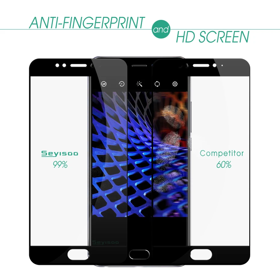 Seyisoo Brand Full Cover Tempered Glass For Meizu MX6 (7)