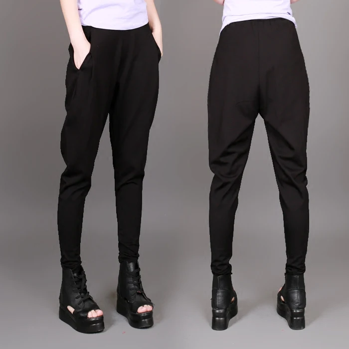 

Spring and Summer Hip Hop dance Harem pants Women 2016 Loose plus size Female trousers Casual Plus size S-3XL